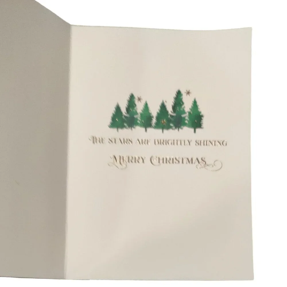 Set of 8 Christmas/Holiday Greeting Cards with Envelopes Hymn/Song Themed